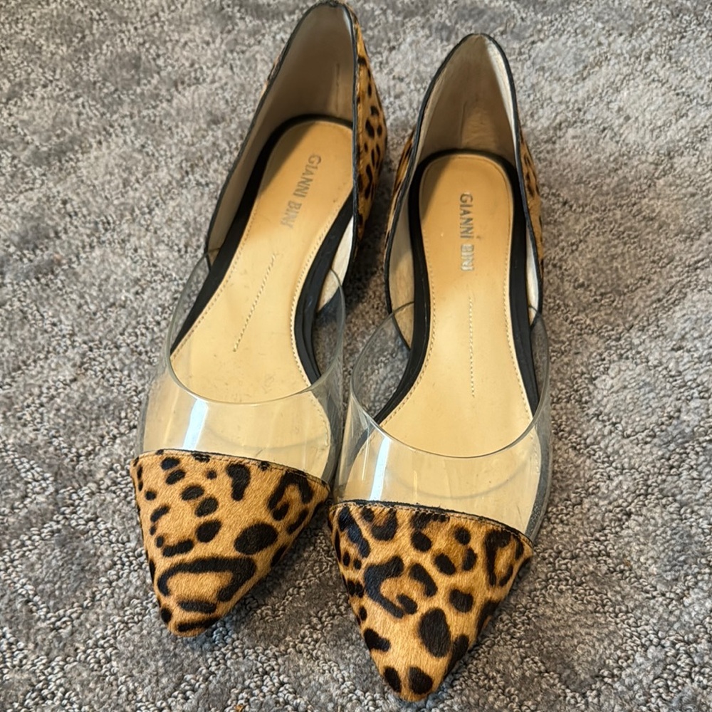 Gianni Bini Leopard Print Flats